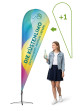 Beachflag Drop Doppelseitig