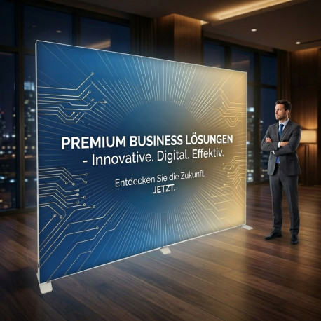 Leuchtrahmen Textil XL - 3 x 2,4 m