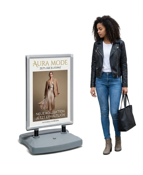 Kundenstopper A1 Wassertank